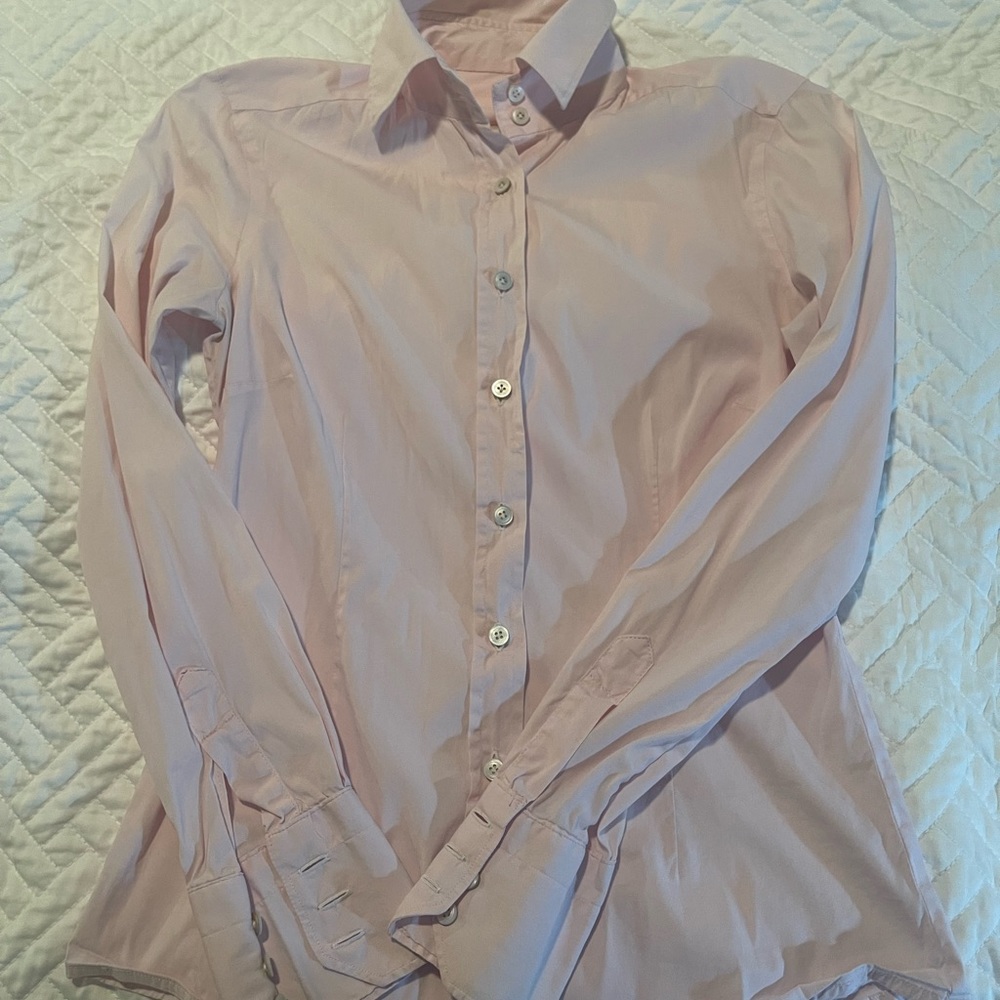 Baby pink Kiton women’s blouse size 42